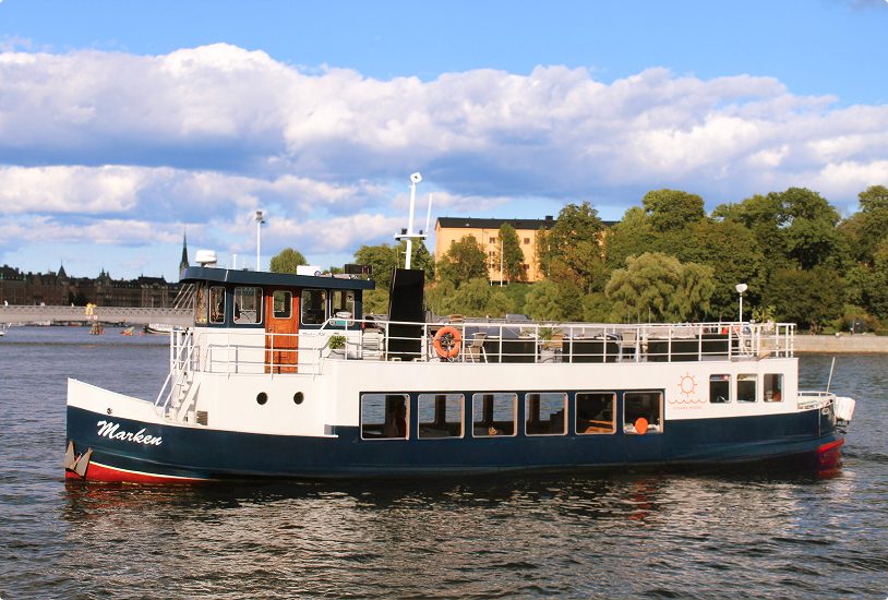 Båten Marken i Stockholms skärgård